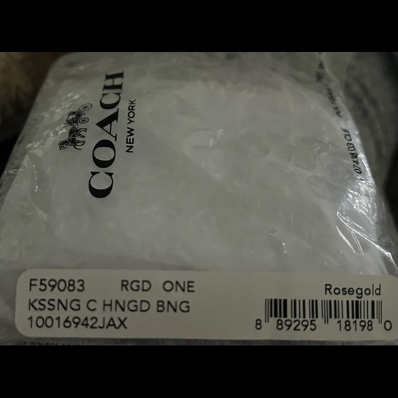 Coach Kissing C Hinged Rose Gold Bracelet - Picture 2 of 2